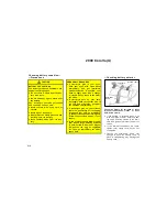 Предварительный просмотр 216 страницы Toyota Corolla 2000 Operating Manual