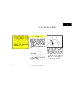 Предварительный просмотр 42 страницы Toyota Corolla 2001 Operating Manual