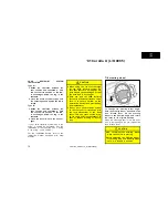 Предварительный просмотр 70 страницы Toyota Corolla 2001 Operating Manual