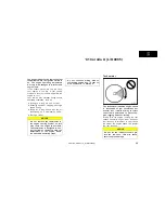 Предварительный просмотр 85 страницы Toyota Corolla 2001 Operating Manual