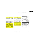 Предварительный просмотр 187 страницы Toyota Corolla 2001 Operating Manual