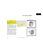 Предварительный просмотр 210 страницы Toyota Corolla 2001 Operating Manual