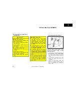 Предварительный просмотр 218 страницы Toyota Corolla 2001 Operating Manual