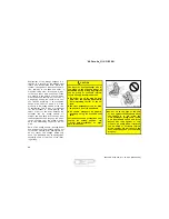 Предварительный просмотр 44 страницы Toyota Corolla 2004 Owner'S Manual