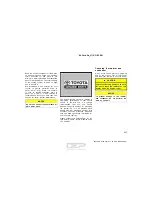 Предварительный просмотр 227 страницы Toyota Corolla 2004 Owner'S Manual