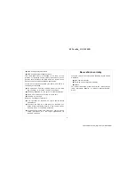 Preview for 3 page of Toyota Corolla 2005 Operating Manual