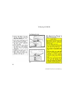 Предварительный просмотр 260 страницы Toyota Corolla 2005 Operating Manual