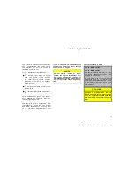 Предварительный просмотр 21 страницы Toyota Corolla 2007 Operating Manual