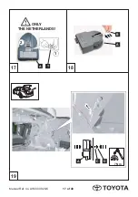 Предварительный просмотр 17 страницы Toyota Corolla RHD 2006 Installation Instructions Manual