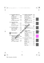 Предварительный просмотр 4 страницы Toyota COROLLA SEDAN Owner'S Manual