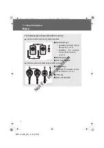 Предварительный просмотр 21 страницы Toyota COROLLA SEDAN Owner'S Manual