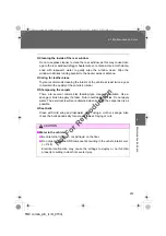 Предварительный просмотр 222 страницы Toyota COROLLA SEDAN Owner'S Manual