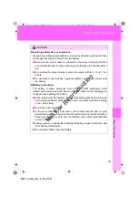 Предварительный просмотр 320 страницы Toyota COROLLA SEDAN Owner'S Manual