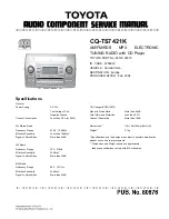 Toyota CQ-TS7421K Service Manual preview