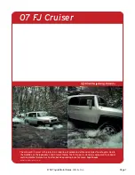 Toyota Cruiser 07 FJ Brochure & Specs preview