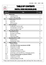 Preview for 2 page of Toyota DVR Owner'S Manual