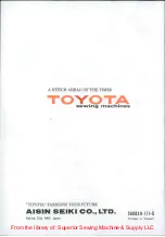 Preview for 39 page of Toyota EC-1 Series Instruction Manual