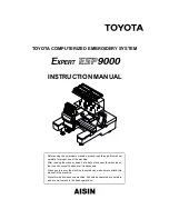 Toyota Expert EPS9000 Instruction Manual preview