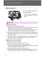 Предварительный просмотр 21 страницы Toyota FJ cruiser 2013 Owner'S Manual