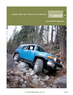 Toyota FJ cruiser Brochure & Specs preview