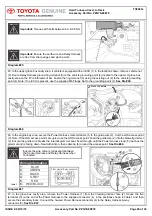 Preview for 20 page of Toyota HILUX 'A' DECK Fitting Instructions Manual