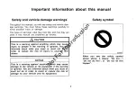 Предварительный просмотр 3 страницы Toyota Kluger 2004 Owner'S Manual