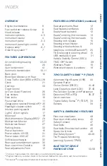 Preview for 3 page of Toyota Land Cruiser 2020 Quick Reference Manual