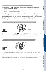 Preview for 45 page of Toyota Land Cruiser 2020 Quick Reference Manual