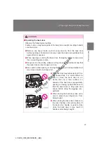 Предварительный просмотр 62 страницы Toyota LAND CRUISER Owner'S Manual