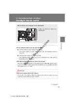 Предварительный просмотр 240 страницы Toyota LAND CRUISER Owner'S Manual