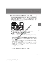 Предварительный просмотр 252 страницы Toyota LAND CRUISER Owner'S Manual