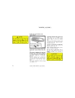 Preview for 72 page of Toyota Matrix 2003 Operating Manual