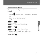 Preview for 223 page of Toyota Matrix User Manual