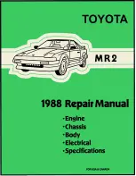 Toyota MR2 1988 Repair Manual preview