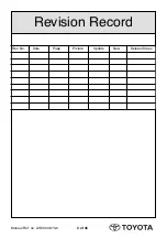 Preview for 2 page of Toyota parking aid 800 Installation Instructions Manual