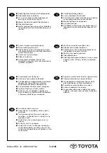 Preview for 4 page of Toyota parking aid 800 Installation Instructions Manual