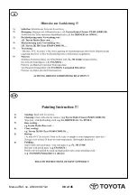 Preview for 38 page of Toyota parking aid 800 Installation Instructions Manual