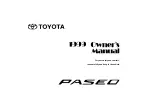 Toyota PASEO 1999 Owner'S Manual preview