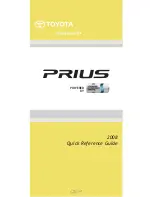 Toyota PRIUS 2008 Quick Reference Manual preview