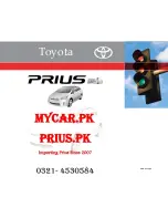 Toyota Prius 2010 Owner'S Manual preview