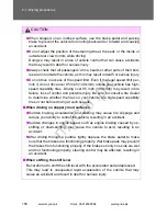 Предварительный просмотр 182 страницы Toyota Prius 2010 Owner'S Manual