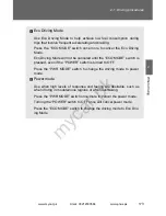 Предварительный просмотр 199 страницы Toyota Prius 2010 Owner'S Manual