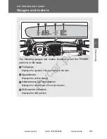 Предварительный просмотр 207 страницы Toyota Prius 2010 Owner'S Manual