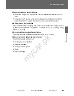 Предварительный просмотр 231 страницы Toyota Prius 2010 Owner'S Manual