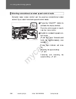 Предварительный просмотр 250 страницы Toyota Prius 2010 Owner'S Manual