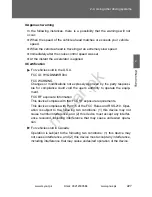 Предварительный просмотр 253 страницы Toyota Prius 2010 Owner'S Manual