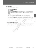 Предварительный просмотр 279 страницы Toyota Prius 2010 Owner'S Manual