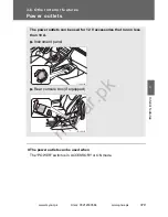 Предварительный просмотр 403 страницы Toyota Prius 2010 Owner'S Manual