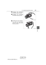 Предварительный просмотр 261 страницы Toyota Prius 2018 Owner'S Manual