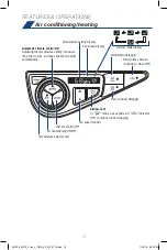 Preview for 18 page of Toyota PRIUS C 2019 Quick Reference Manual